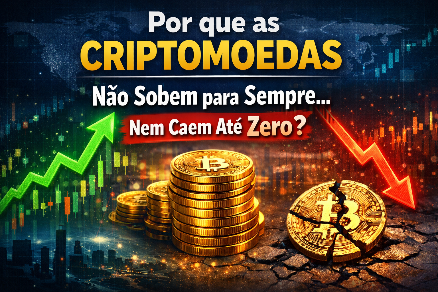 Criptomoedas alta ou queda market cycle