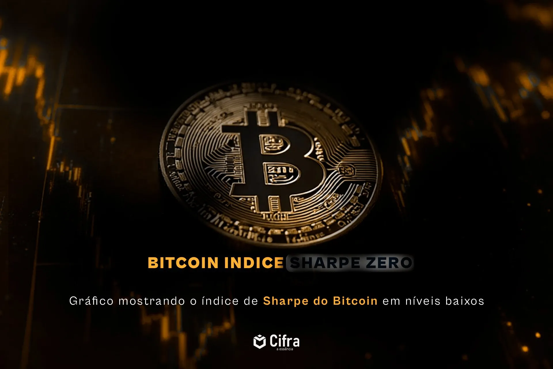 Chart showing Bitcoin Sharpe ratio at low levels